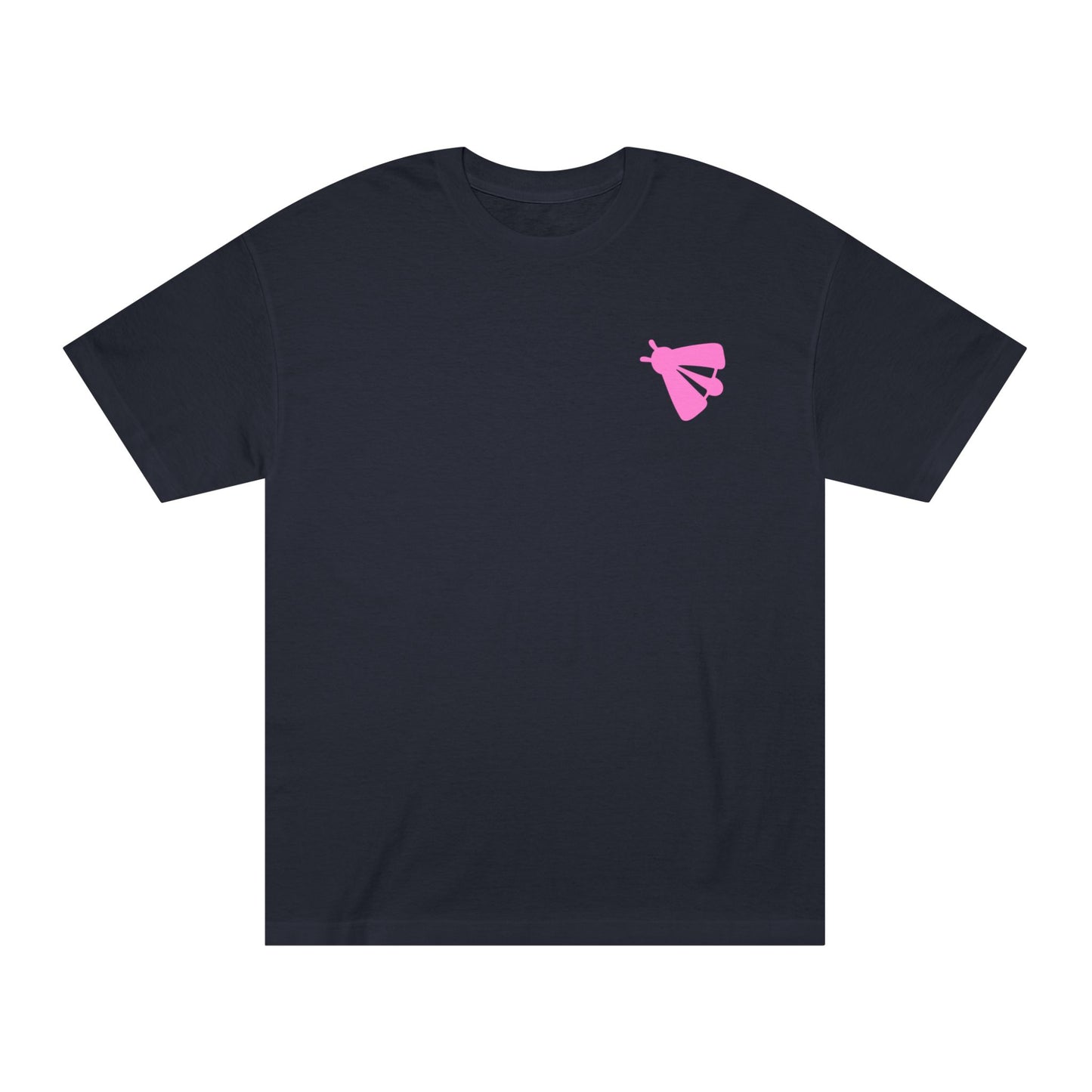 Pink Fly Pollinator Tee - Black