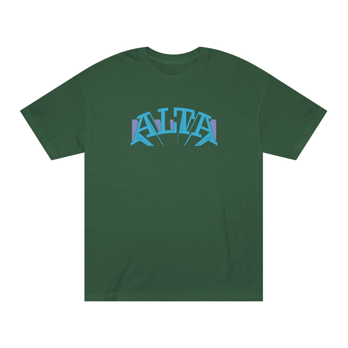 Pumped Print Tee - Forest Green