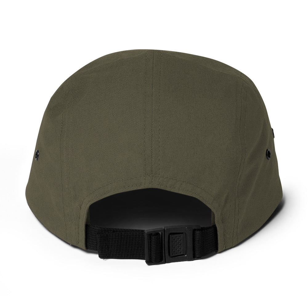 Pumped Embroidery 5 Panel Hat - Olive