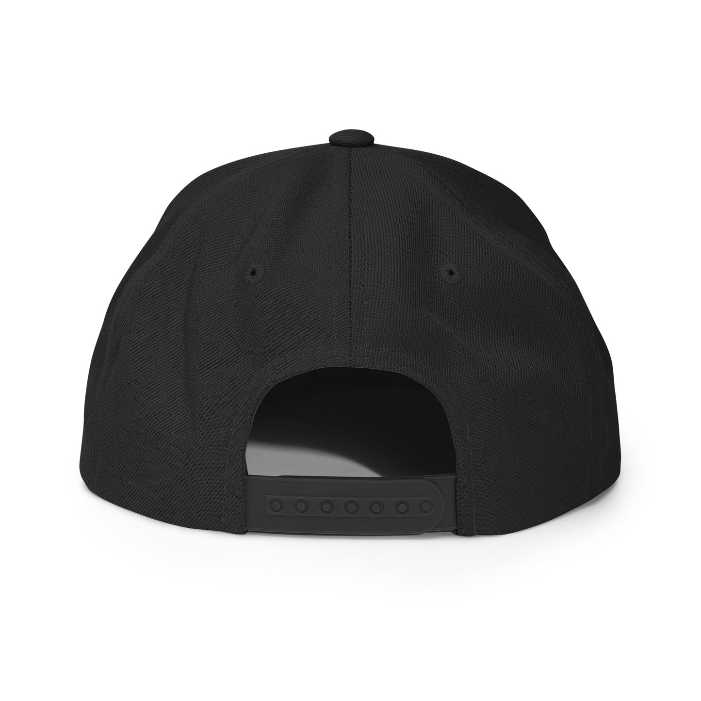 Split Snapback Hat - Black