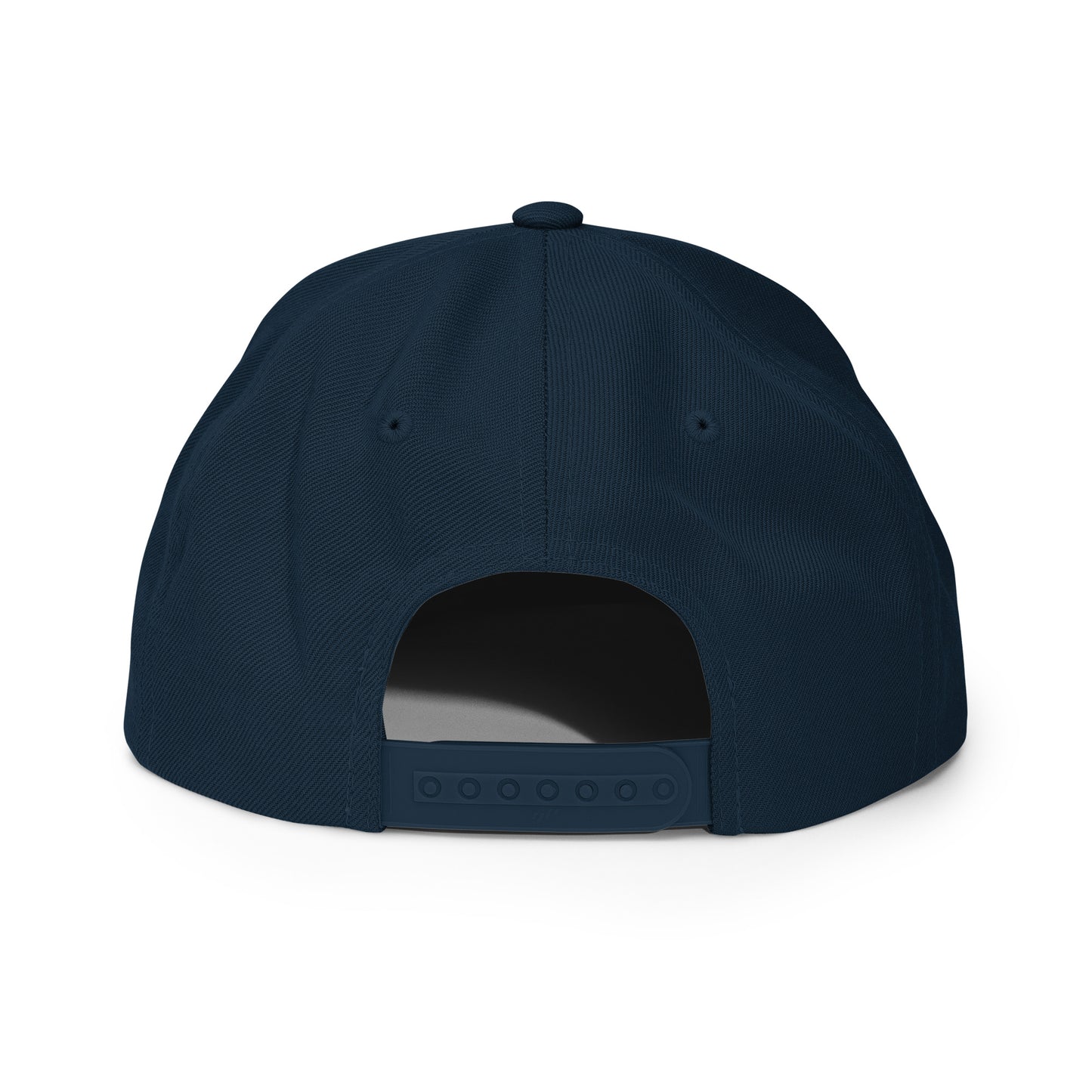 Reflective Script Snapback Hat - Navy