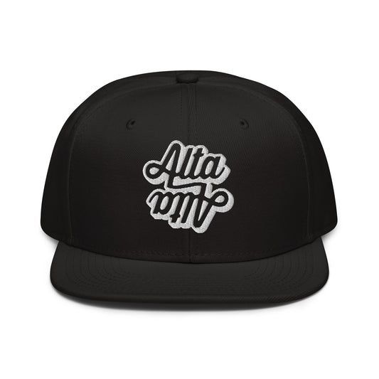 Reflective Script Snapback Hat