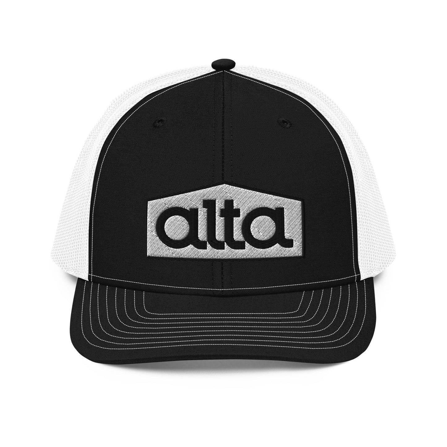 House Outline Trucker Hat Black/White