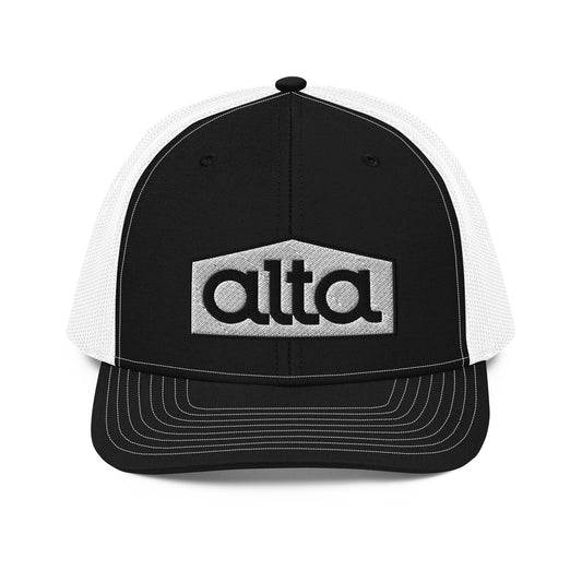 House Outline Trucker Hat Black/White