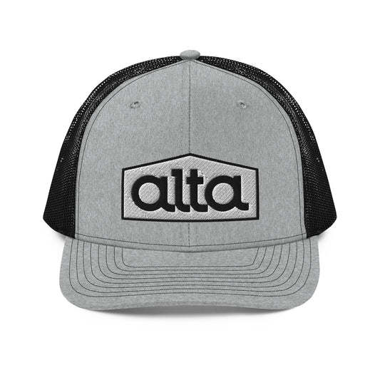 House Outline Trucker Cap - Grey/Black