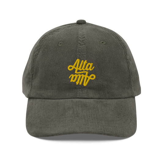 Reflective Script Embroidered Hat