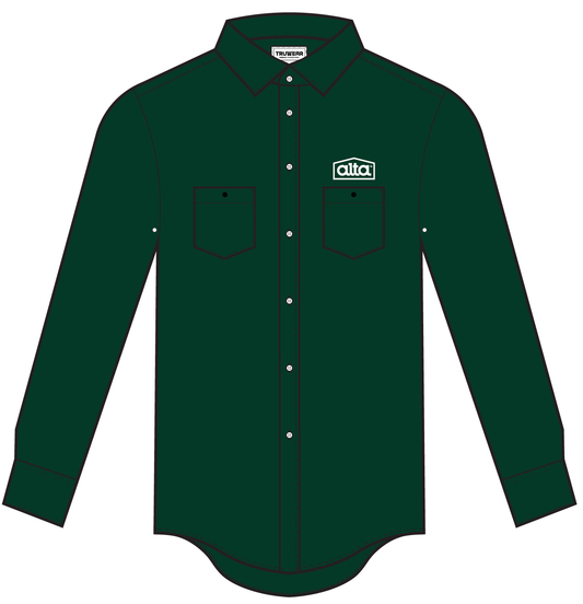 Classic T90 Tech Shirt Long Sleeve Forest Green